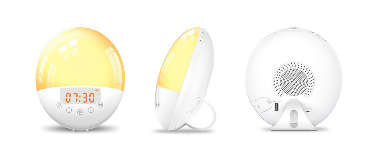 Smart WiFi Sunrise Alarm Clock – Voice-Controlled Natural Wake-Up Light for a Gentle Start