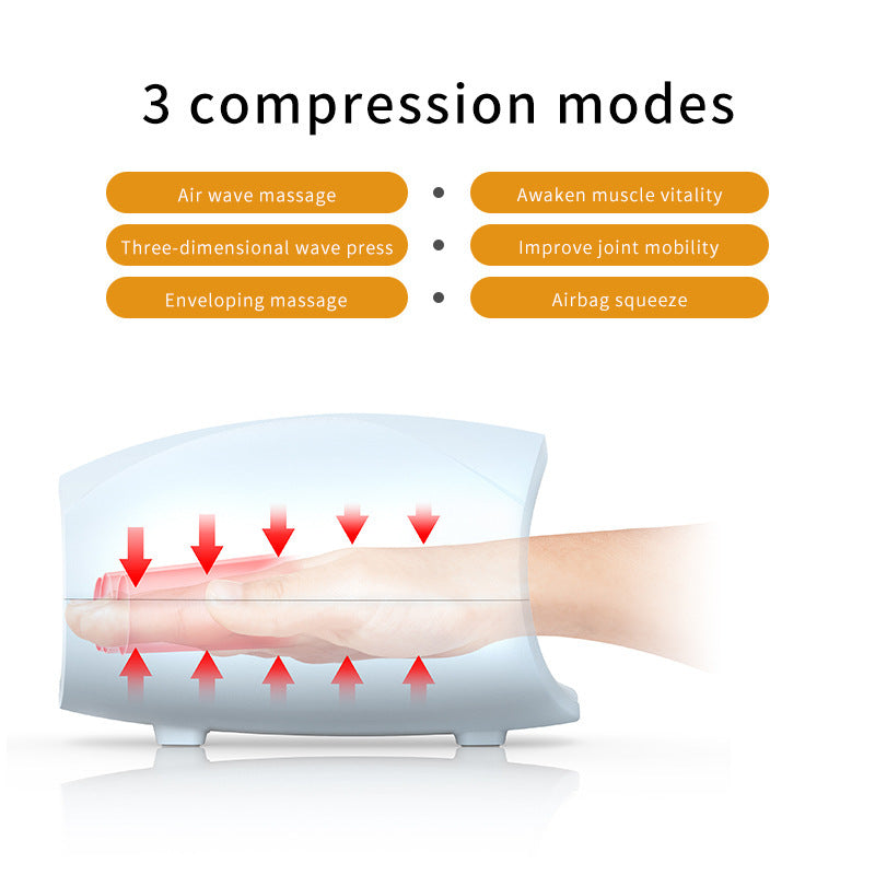 Electric Hand Massage Tool – Heating Palm, Finger & Wrist Relief Massager for Stress & Pain Relief